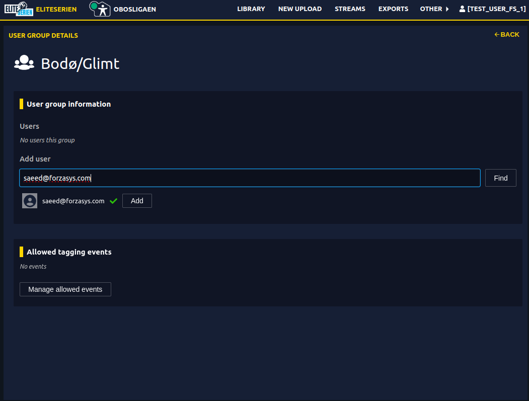 Add User to Group Snapshot
