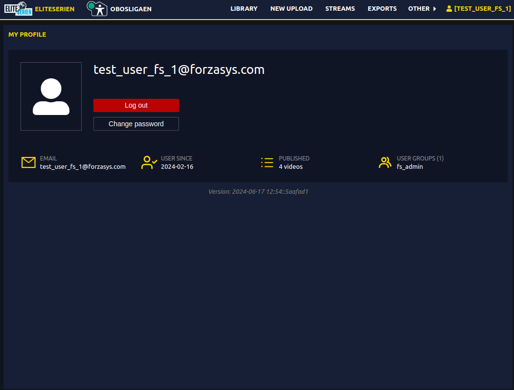Profile Page Snapshot
