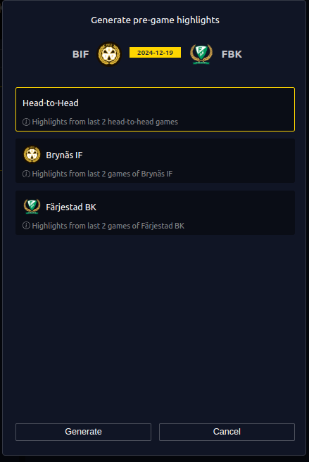 Select Highlight Type