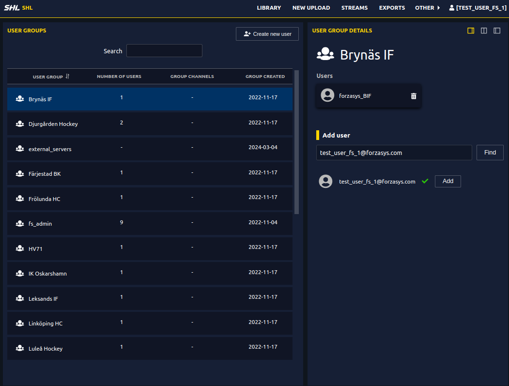 Add User to Group Snapshot